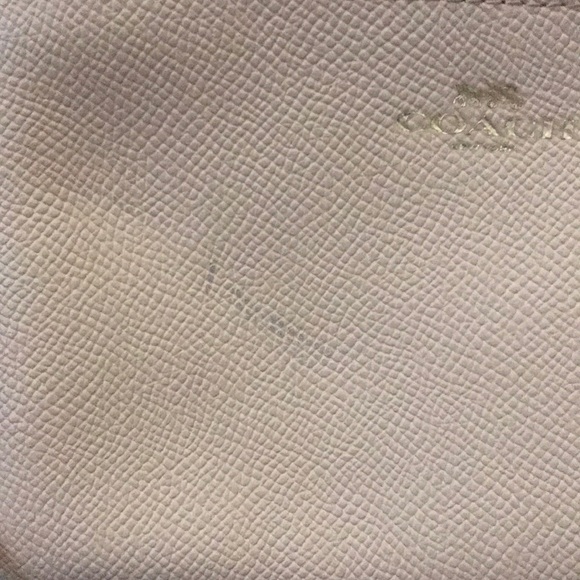 PRELOVED Coach cream wristlet - Picture 3 of 8